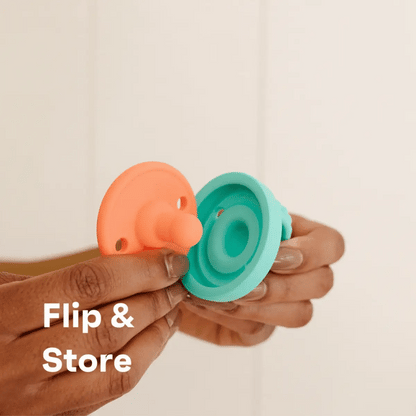 Flip & Store Pacifier + Teether