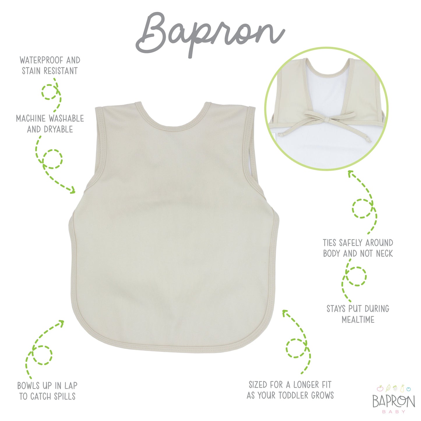 Minimalist Bapron® - Solid Champagne