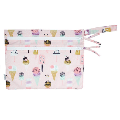 Waterproof Wet Bag - Pink Ice Cream