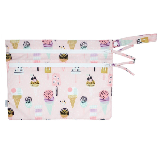 Waterproof Wet Bag - Pink Ice Cream