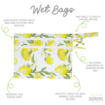 Waterproof Wet Bag - Fresh Lemon