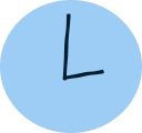 whimsical illustration of a blue clock